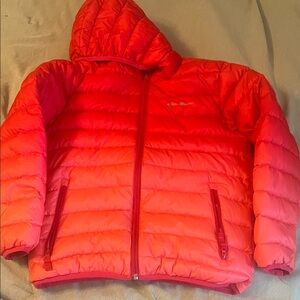 Eddie Bauer Kids Pink Reversible Cirruslite Down Puffer Jacket